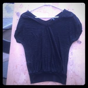 3/$10 Express black sheer top